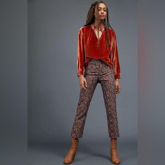 Anthropologie Essential Slim Trousers NWOT - Picture 2 of 8